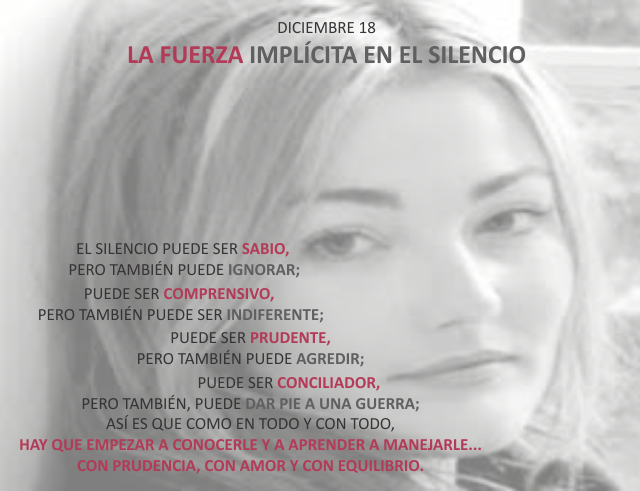 La fuerza implícita en el silencio